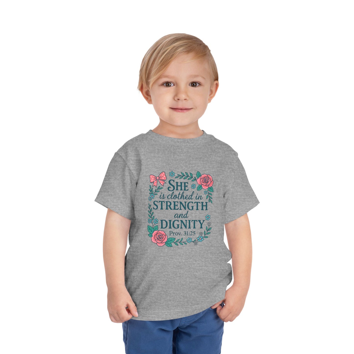 Proverbs 31:25 Toddler Tee