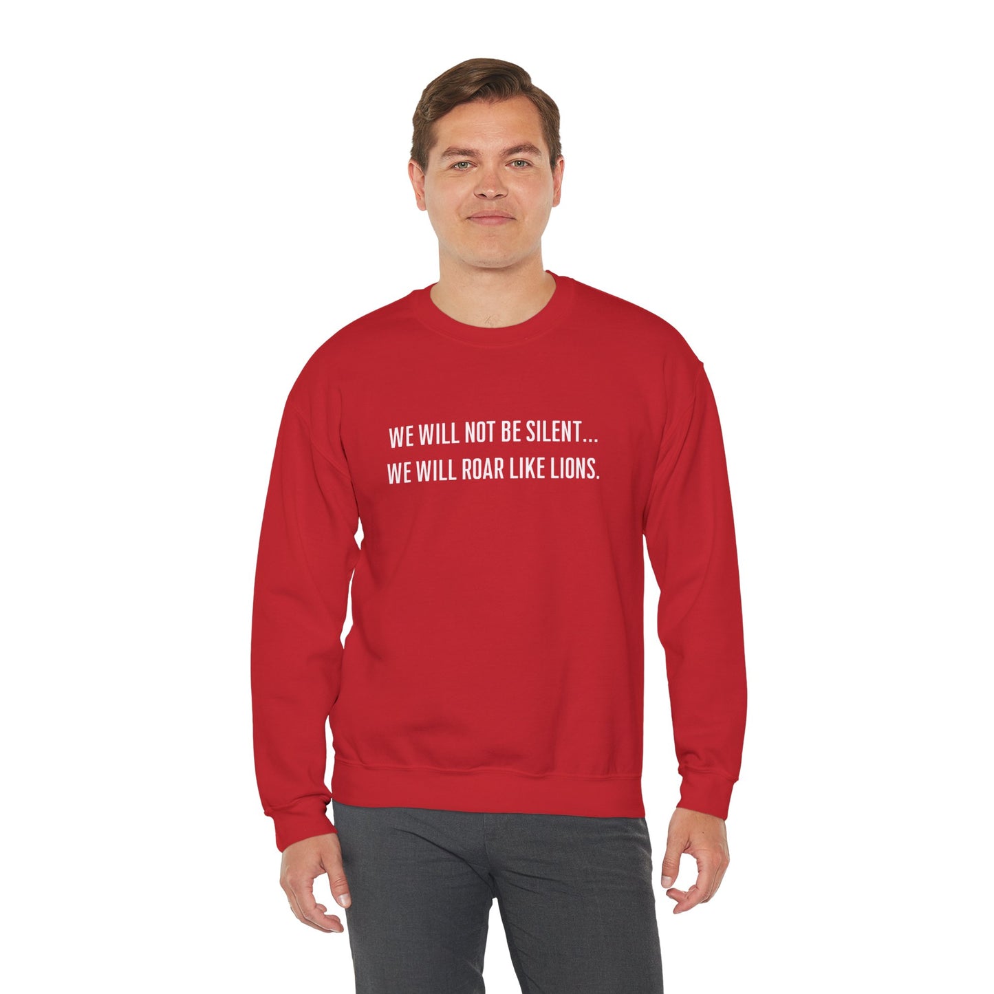 We Will Not Be Silent Crewneck Sweatshirt