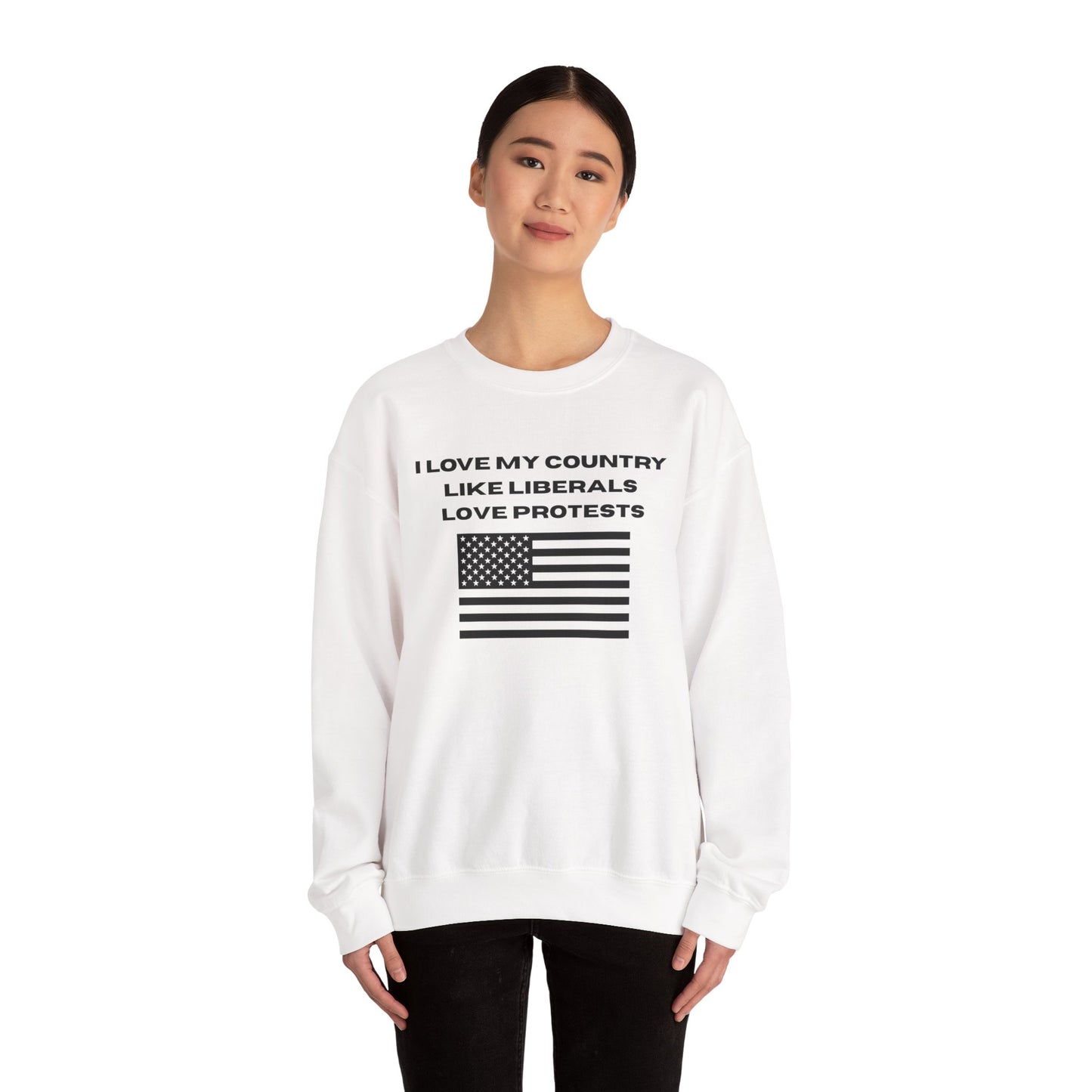 I Love My Country Crewneck Sweatshirt