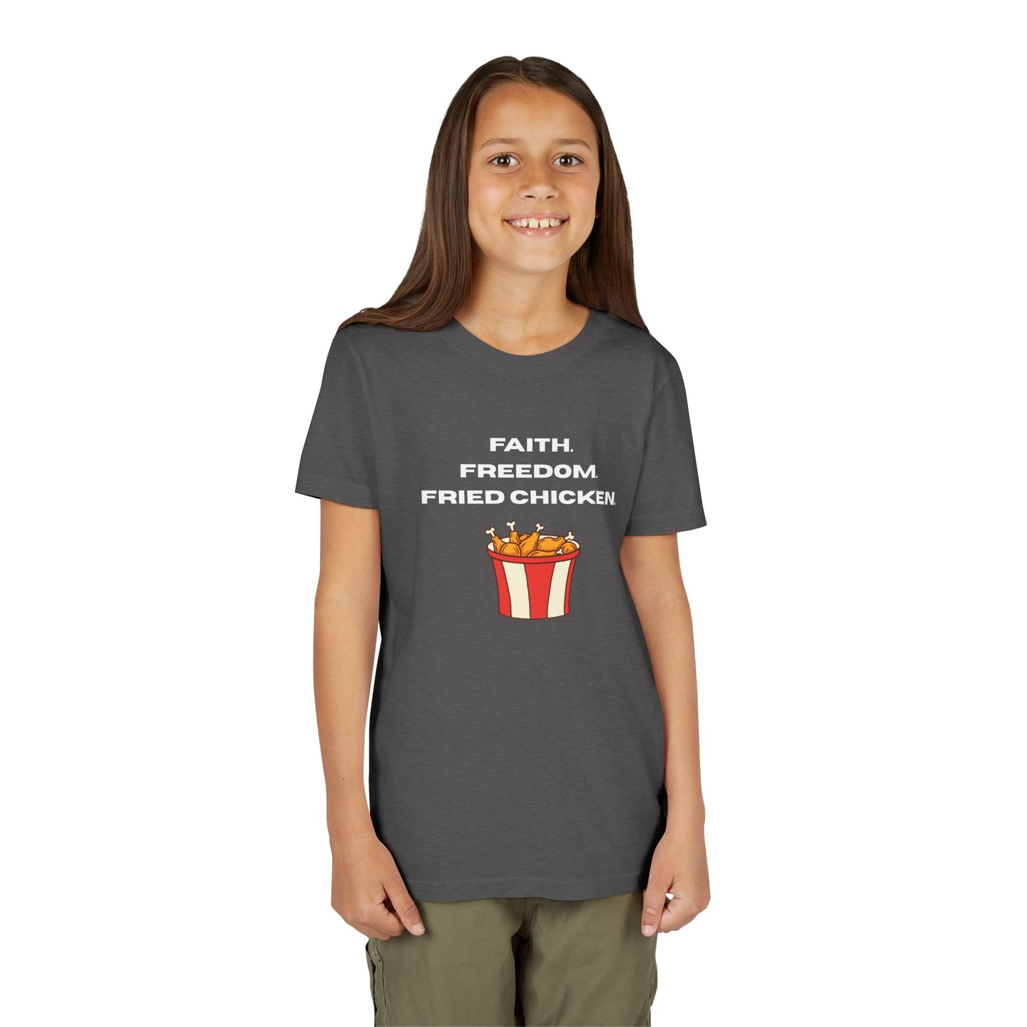 Faith, Freedom, Fried Chicken Youth Tee