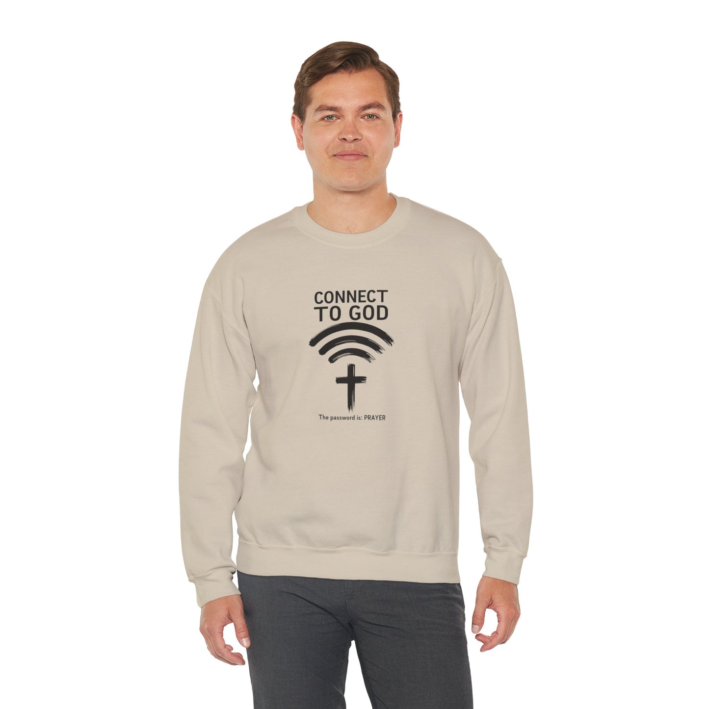 Connect to God Crewneck Sweatshirt