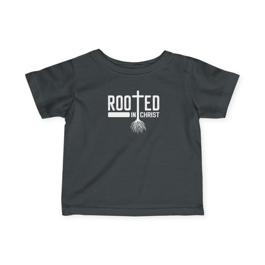 Rooted in Christ Baby Tee
