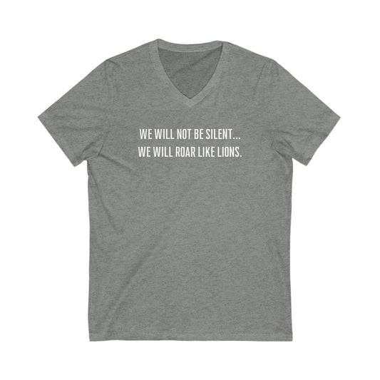 We Will Not Be Silent V-Neck
