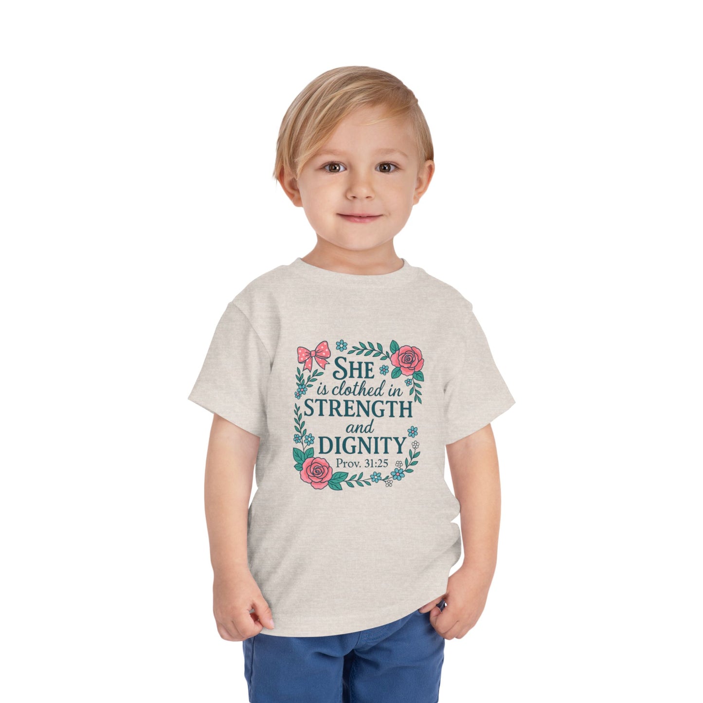 Proverbs 31:25 Toddler Tee