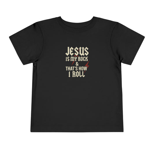 Jesus Is My Rock Toddler Tee
