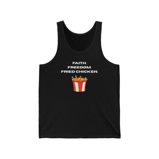 Faith, Freedom, Fried Chicken Tank Top