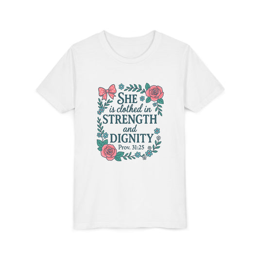 Proverbs 31:25 Youth Tee