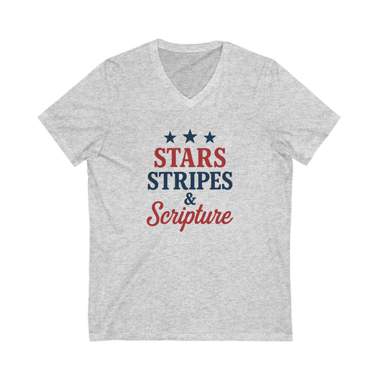 Stars, Stripes & Scripture V-Neck