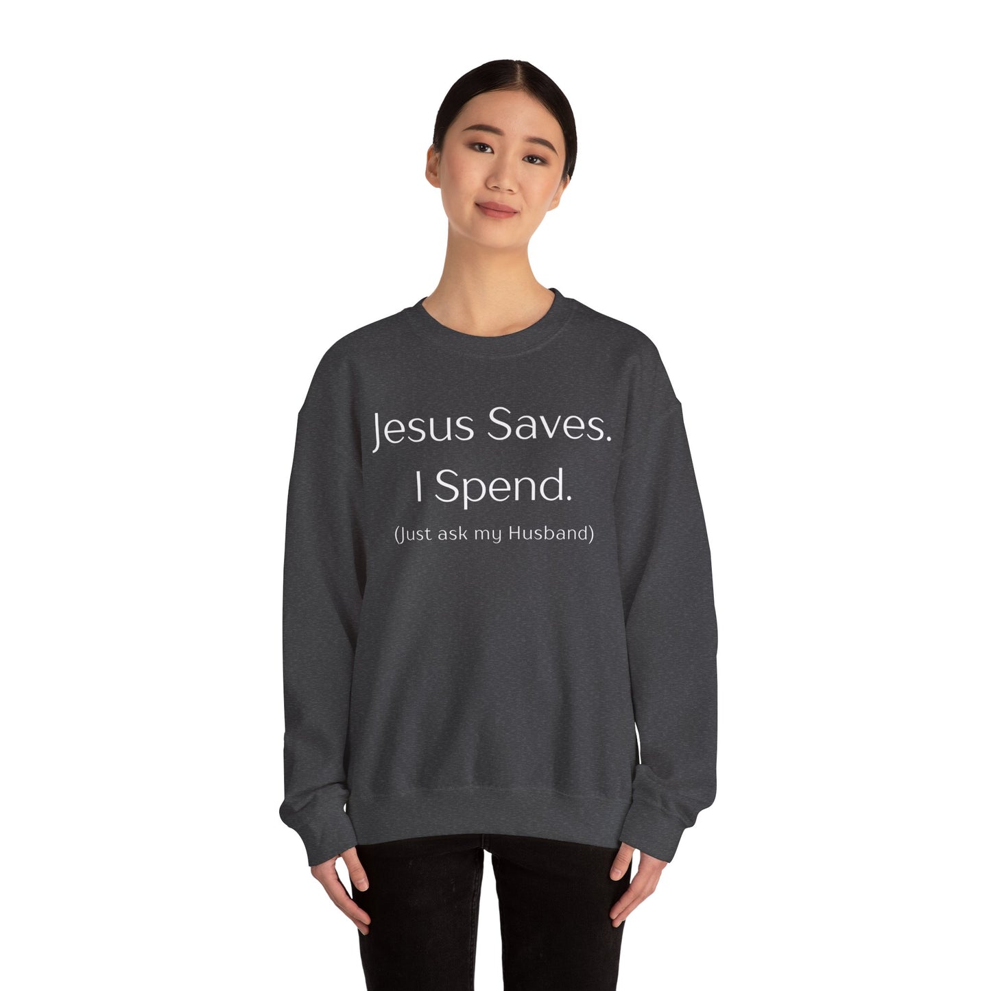Jesus Saves Crewneck Sweatshirt