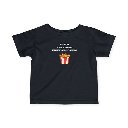Faith, Freedom, Fried Chicken Baby Tee