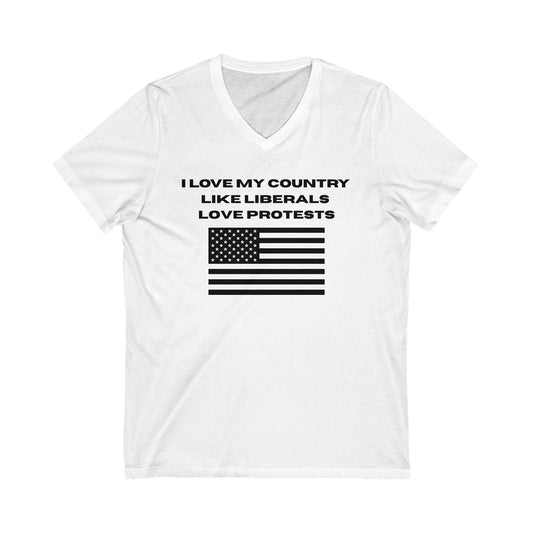I Love My Country V-Neck