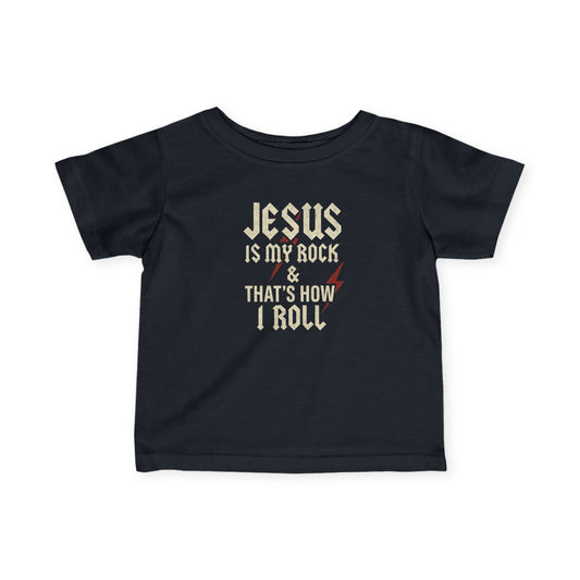 Jesus is My Rock Baby Tee