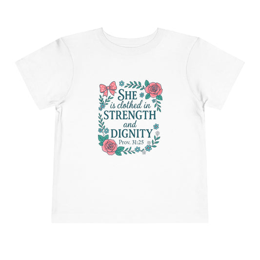 Proverbs 31:25 Toddler Tee