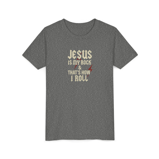 Jesus Is My Rock Youth Tee