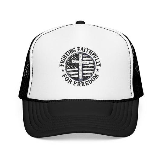 Fighting Faithfully Trucker Hat
