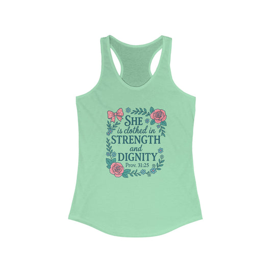 Proverbs 31:25 Women's Tank