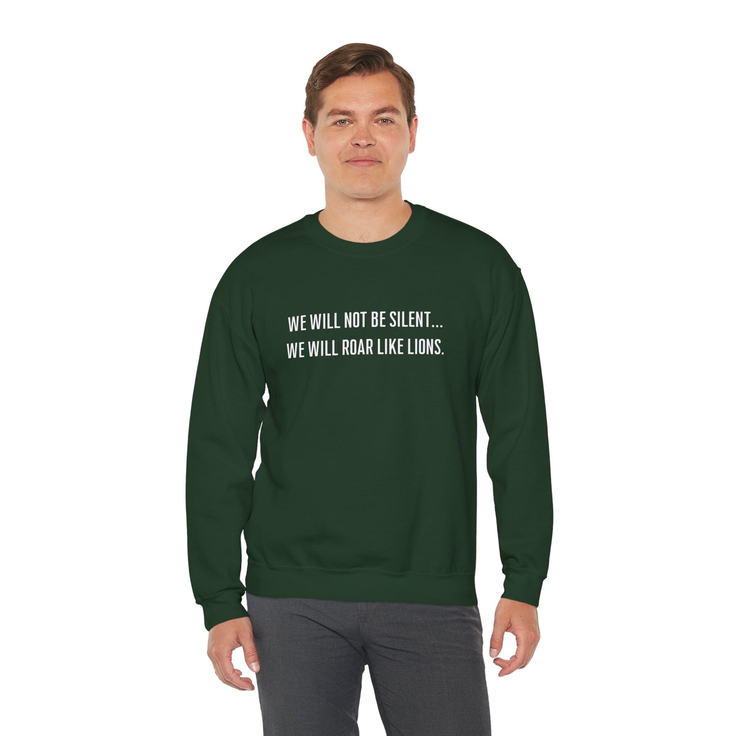 We Will Not Be Silent Crewneck Sweatshirt
